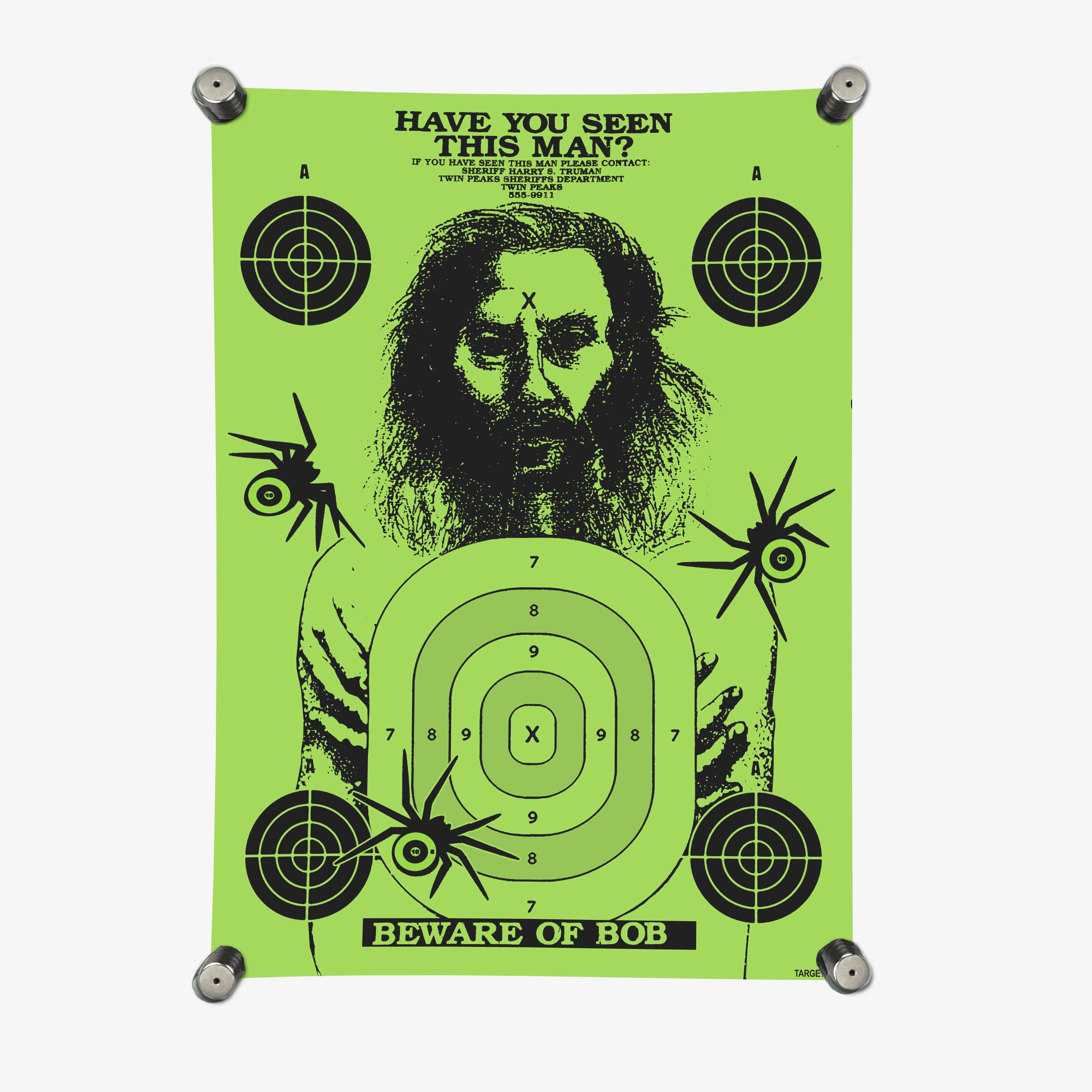 A3 TWIN PEAKS BOB TARGET