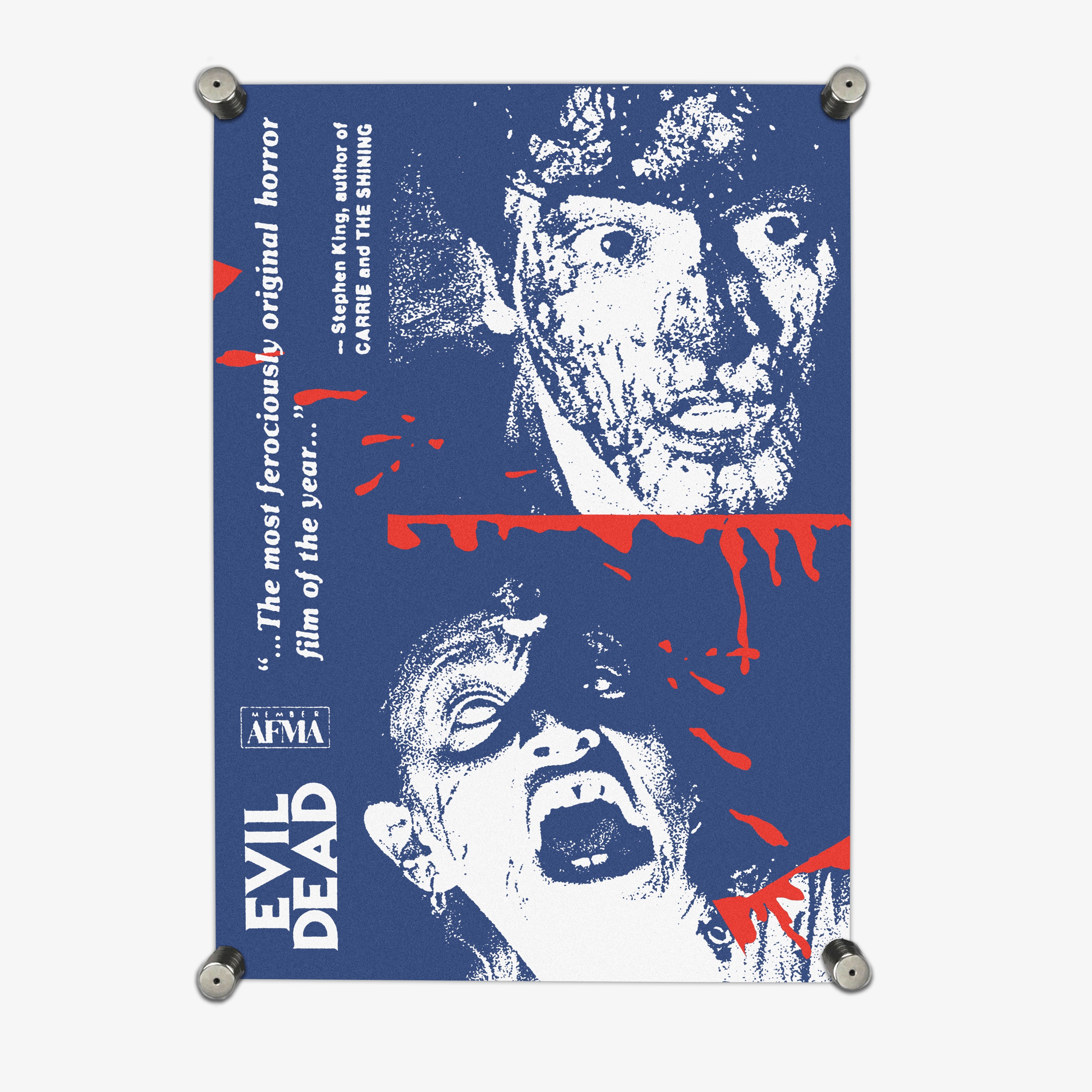 EVIL DEAD POSTER (BLUE)