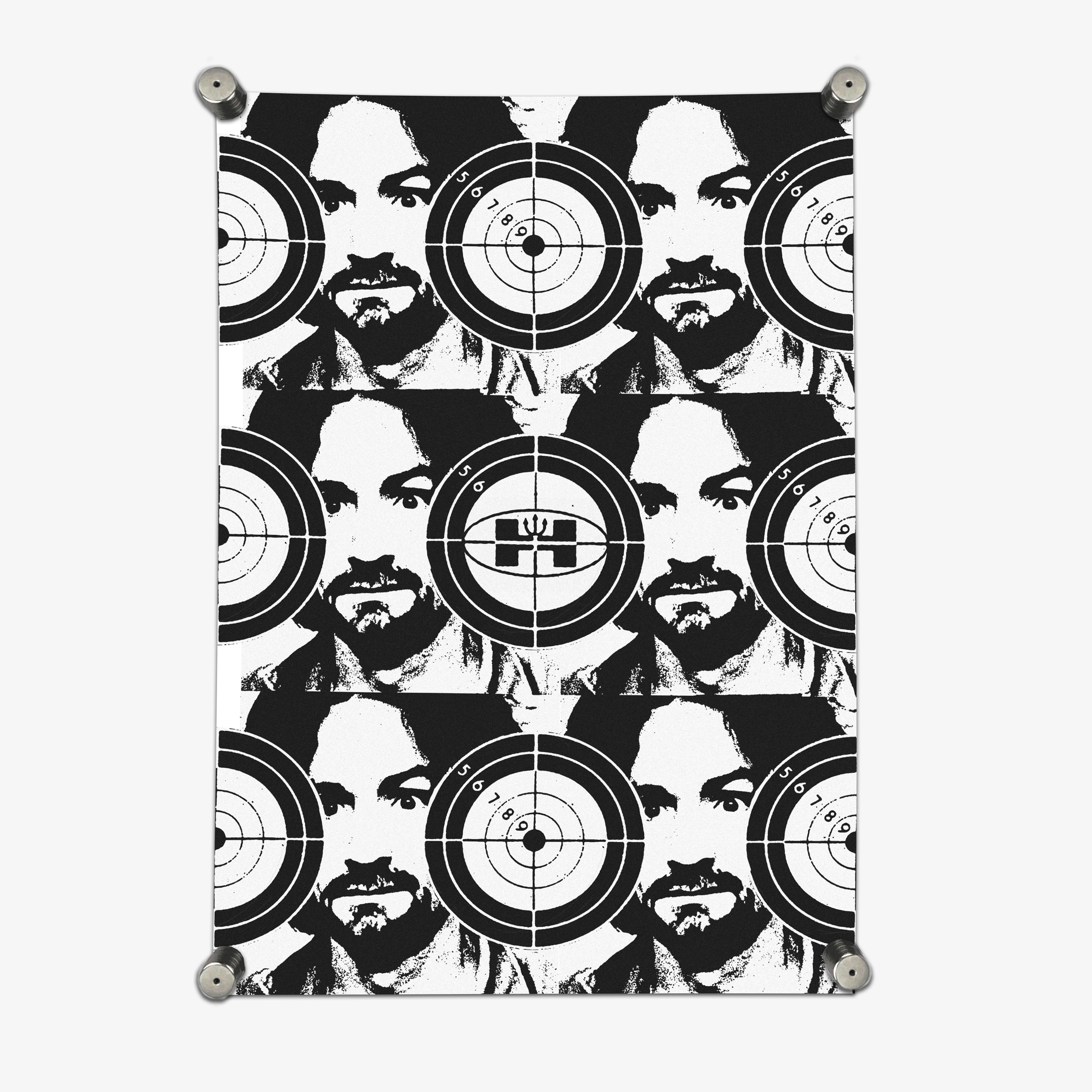 A3 WORLD OF ENEMIES TARGET / POSTER